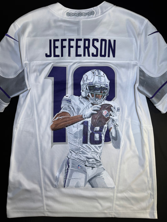 Justin Jefferson Hand-Painted Jersey (One-of-One)